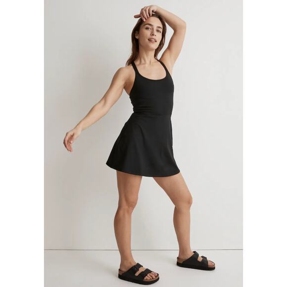 Madewell black Flex Cutout Fitness Dress - Picture 2 of 5